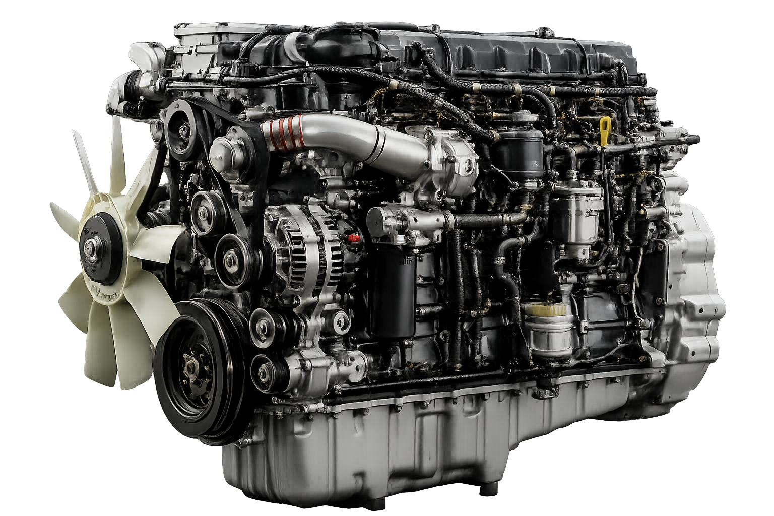Freightliner diesel truck engine